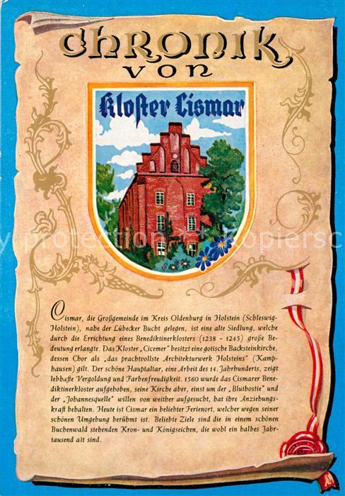 Cismar Kloster Chronik