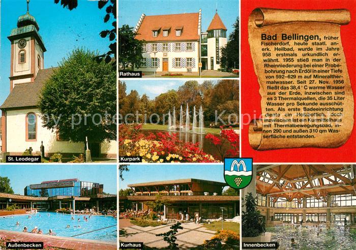 Bad Bellingen Kurpark Kurhaus Termalbecken