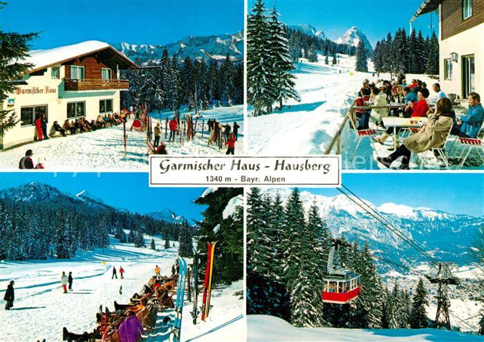 GARMISCH-PARTENKIRCHEN Bayern Garmischer Haus Hausberg Seilbahn
