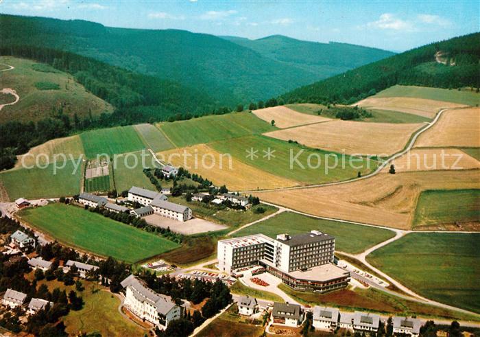 Willingen Sauerland Fliegeraufnahme Kurklinik Hochsauerland
