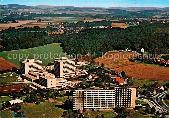 Bad Salzuflen Fliegeraufnahme Kliniken am Burggraben und Fachklinik Salzetal