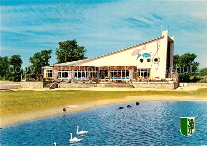 La Panne Veurne Partie am See Schwaene