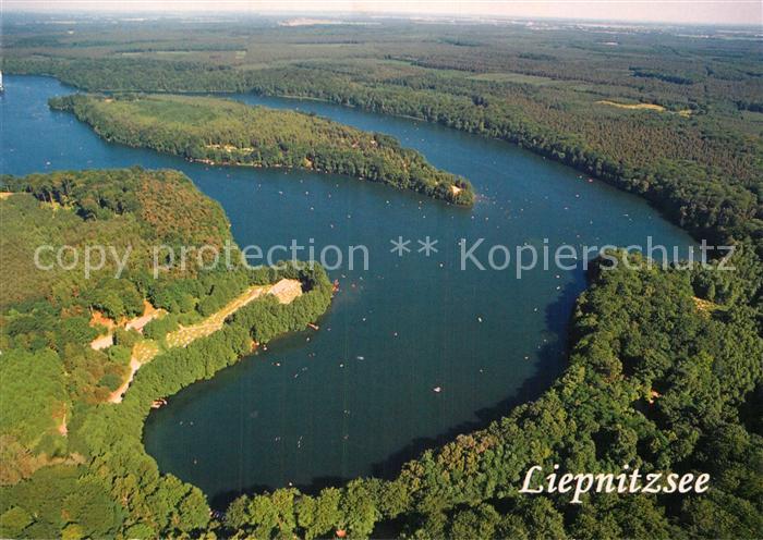 Liepnitzsee Fliegeraufnahme Brandenburger Land