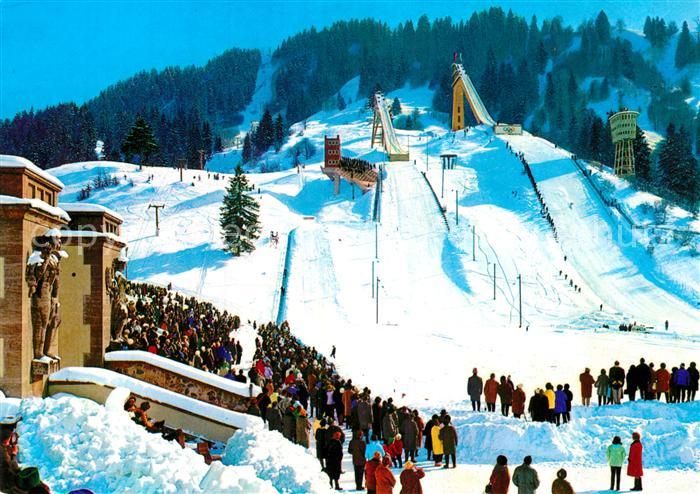 GARMISCH-PARTENKIRCHEN Bayern Olympia-Skischanze im Winter