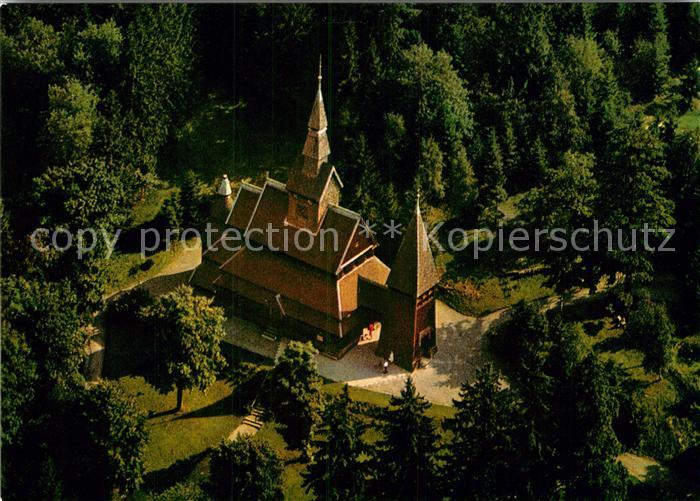 Hahnenklee-Bockswiese Harz Fliegeraufnahme Nordische Stabkirche