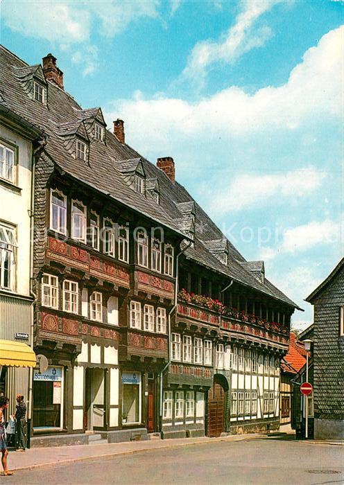 Goslar Baeckerstrasse Fachwerkhaeuser