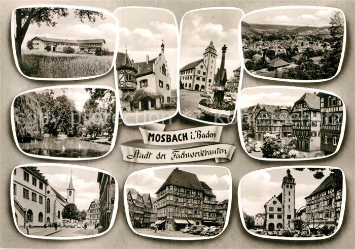 Mosbach Baden Fachwerkbauten