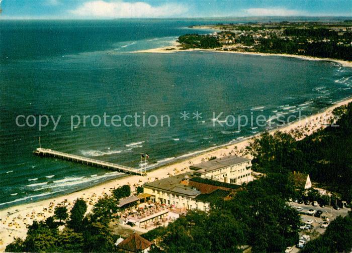 Timmendorfer Strand Fliegeraufnahme mit Strand