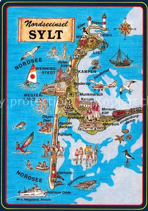 Sylt Lageplan