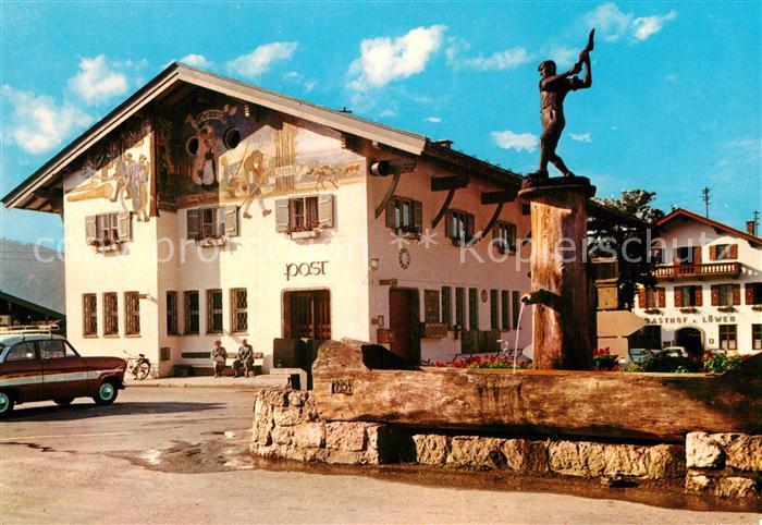 Reit Winkl Dorfbrunnen im Postamt