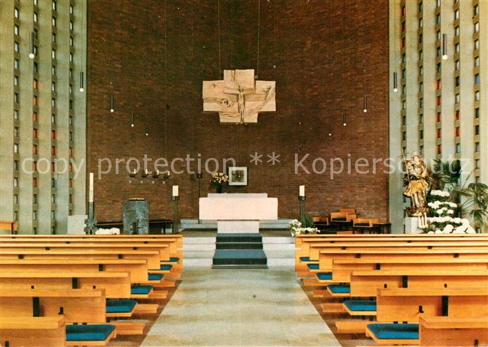 Oberkotzau Pfarrkirche St Antonius Innenansicht