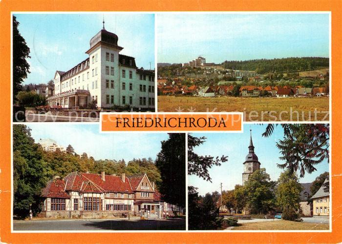 Friedrichroda FDGB Erholungsheime Bahnhof Reinhardsbrunn