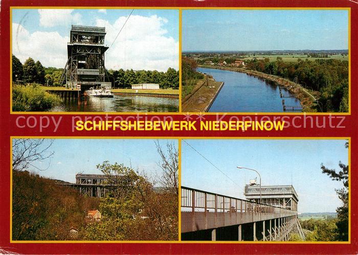 Niederfinow Schiffshebewerk Bauwerk Industriedenkmal