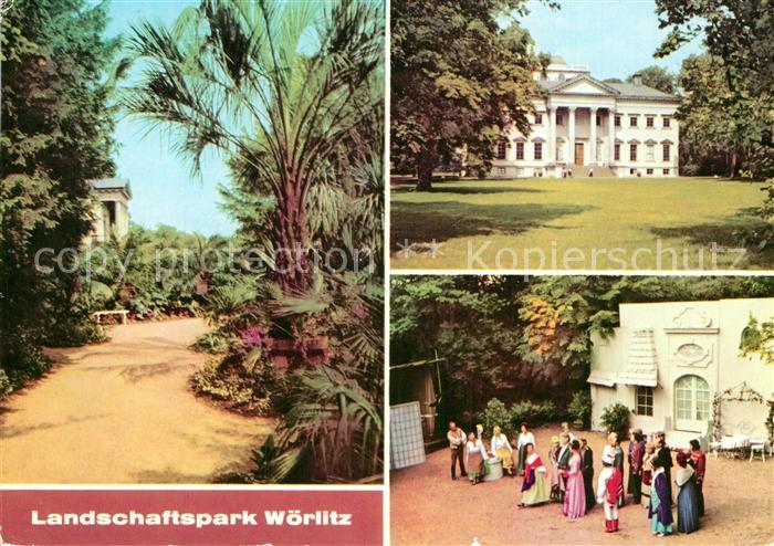 Woerlitz Landschaftspark Palmengarten Floratempel Schloss Parktheater Insel Stei