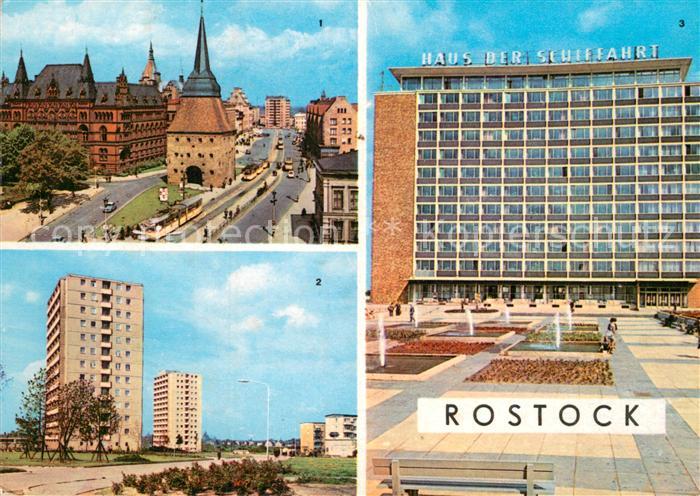 ROSTOCK  CITY Steintor Ziolkowskistrasse Haus der Schiffahrt