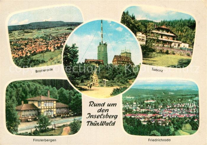 Inselsberg Schmalkalden Rund um den Berg Thueringer Wald Brotterode Tabarz Fried