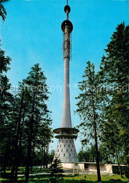 Bischofsgruen Ochsenkopf im Fichtelgebirge Fernsehturm