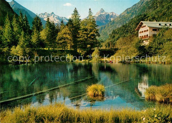 Christlessee mit Kratzer und Trettachspitze Allgaeuer Alpen
