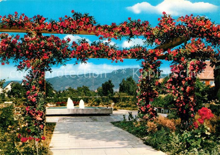 Bodenwerder Neuer Kurpark mit Blick zum Eckberg