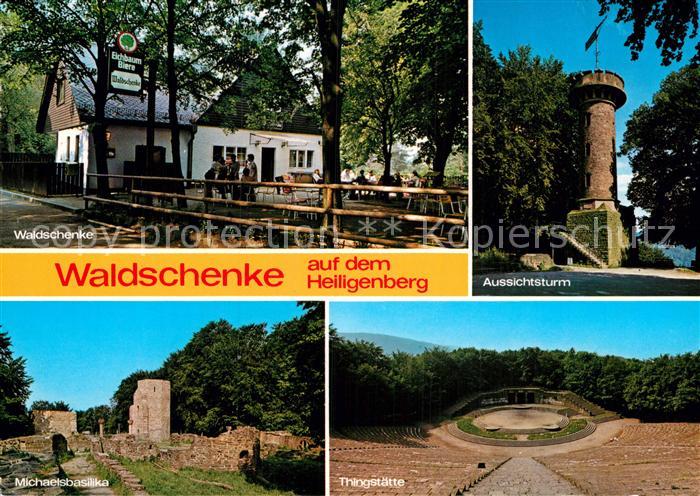 Heidelberg Neckar Waldschenke Heiligenberg Aussichtsturm Thingstaette Michaelsba