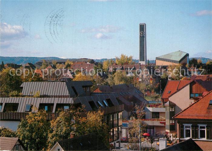 Korntal Stadtmitte und ev Christuskirche