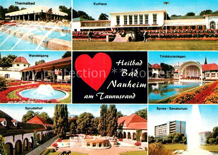 Bad Nauheim Thermalbad Wandelgang Sprudelhof Kurhaus Trinkkuranlagen Spree Sanat