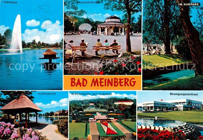 Bad Meinberg Fontaene Brunnenplatz Kurpark Bewegungszentrum Berggarten Kurheim K