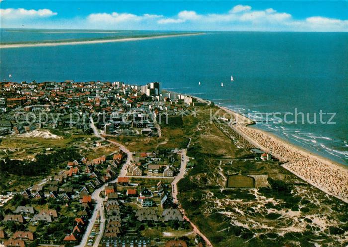 Norderney Nordseebad Nordseeinsel Fliegeraufnahme