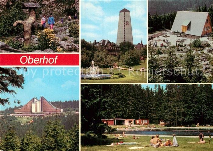 Oberhof Thueringen Botanischer Garten Gebirgsflora FDGB Erholungsheime Interhote