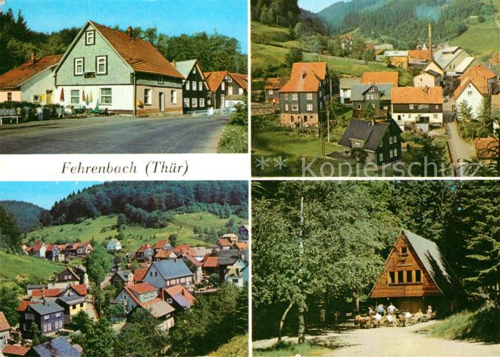 Fehrenbach Thueringer Wald HO Gaststaette Rasthof Teilansichten Waldbaude Werraq