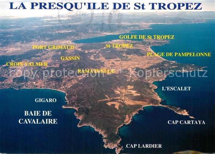 Saint Tropez Var Presqu ile vu du ciel