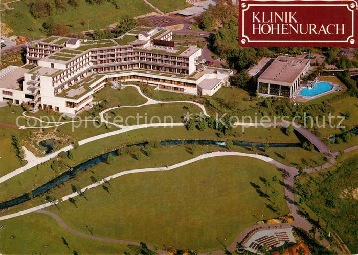 Bad Urach Klinik Hohenurach Kurort Schwaebische Alb Fliegeraufnahme