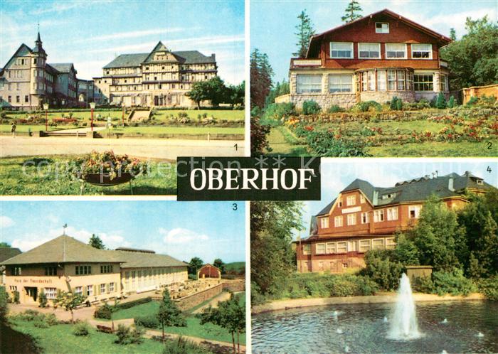 Oberhof Thueringen Ernst Thaelmann Haus Cafe Luisensitz Haus der Freundschaft FD