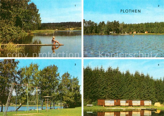 Plothen Hausteich Anlagen an der Jugendherberge Bungalows