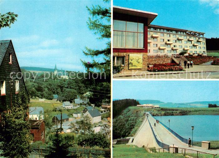 Caemmerswalde Blick auf Neuhausen FDGB Ferienheim Paul Gruner Rauschenbachtalspe