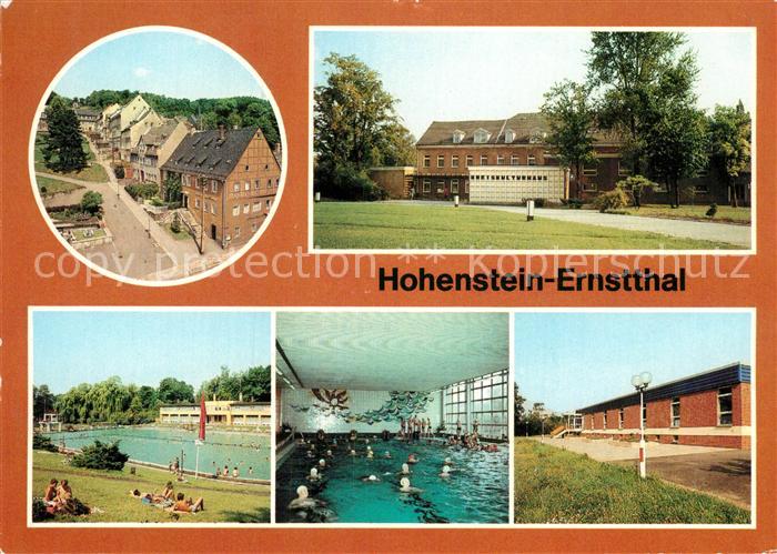 Hohenstein-Ernstthal Altmarkt Kreiskulturhaus Stadtbad Schwimmhalle