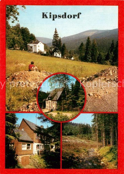 Kipsdorf Tellkoppe FDGB Erholungsheim Kinderkurheim Tal der Roten Weisseritz