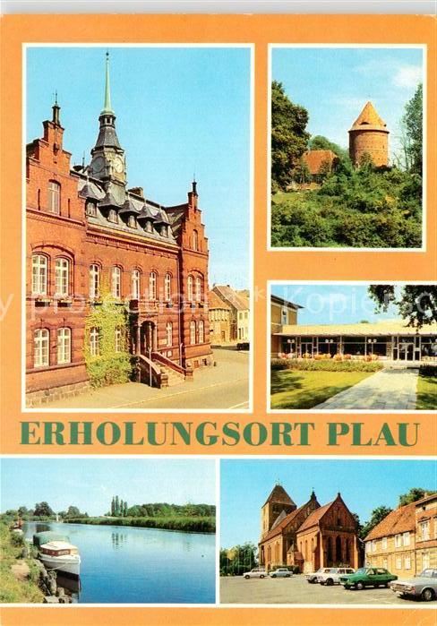 Plau See Rathaus Burgturm Ferienheim Elde Markt