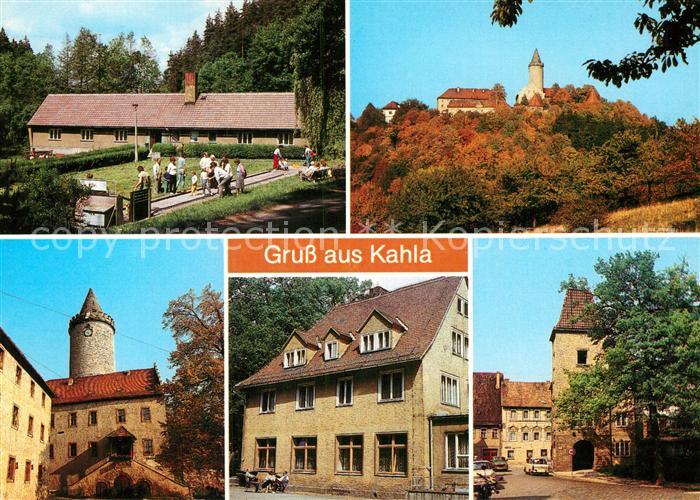 Kahla Thueringen FDGB Erholungsheime Leuchtenburg Innenhof Karl Liebknecht Platz