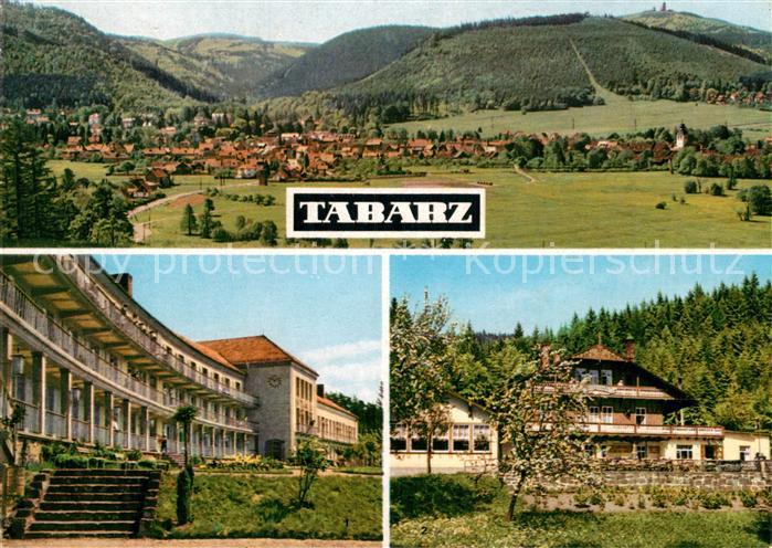 Tabarz Panorama FDGB Erholungsheim Theo Neubauer Schweizerhaus Gaststaette