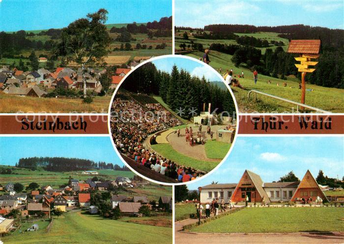Steinbach Hildburghausen Teilansichten mit Naturtheater Deutsch Sowjetische Freu