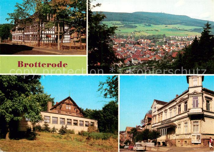 Brotterode Oberschule Grosser Inselsberg Ausflugsgaststaette Mommelstein Klubhau