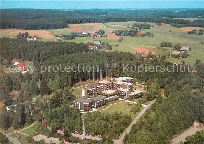 Koenigsfeld Schwarzwald Albert Schweitzer Klinik Kneippkurort Fliegeraufnahme