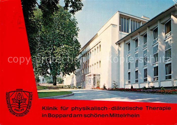 Boppard Rhein Klinik fuer physikalisch diaetetische Therapie