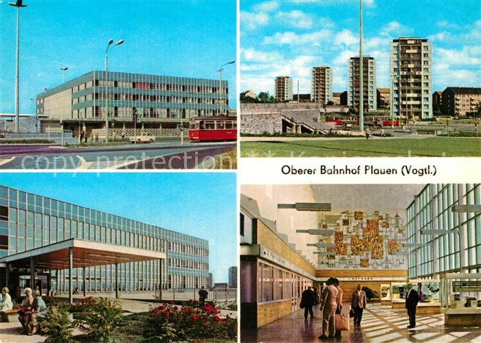 Plauen Vogtland Oberer Bahnhof Hochhaeuser