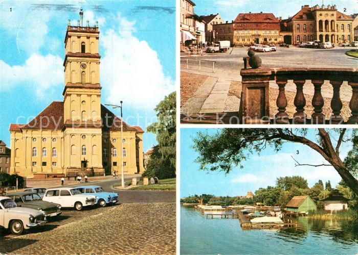 Neustrelitz Marktplatz Rathaus Zierker See