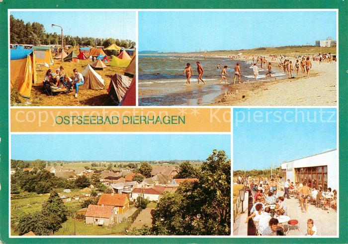 Dierhagen Ostseebad Campingplatz Strand HO Gaststaette Strandhalle