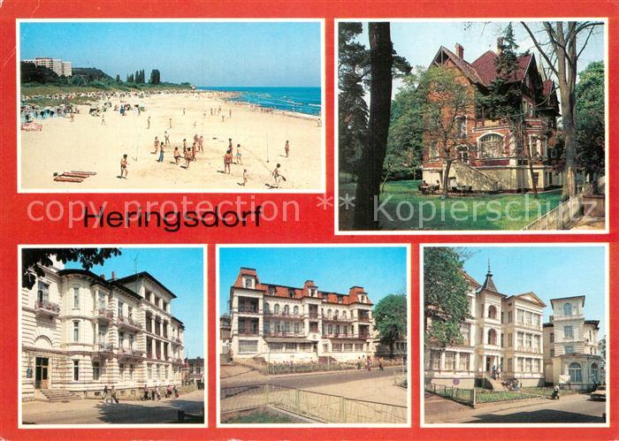 Heringsdorf Ostseebad Usedom Strand FDGB Erholungsheime