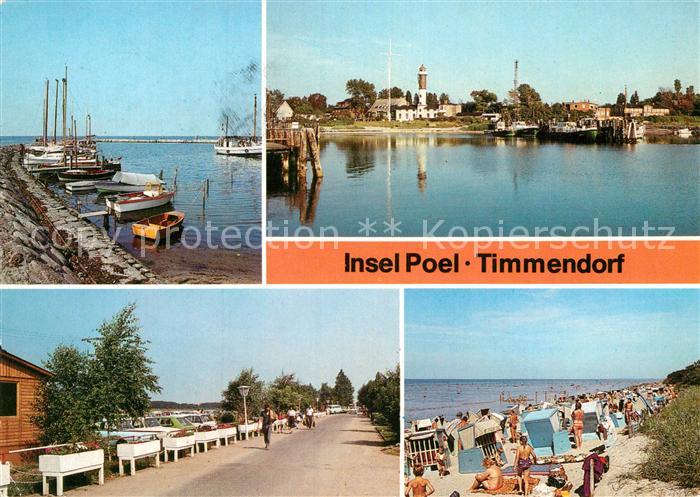Timmendorf Insel Poel Hafen Strandpromenade Strand