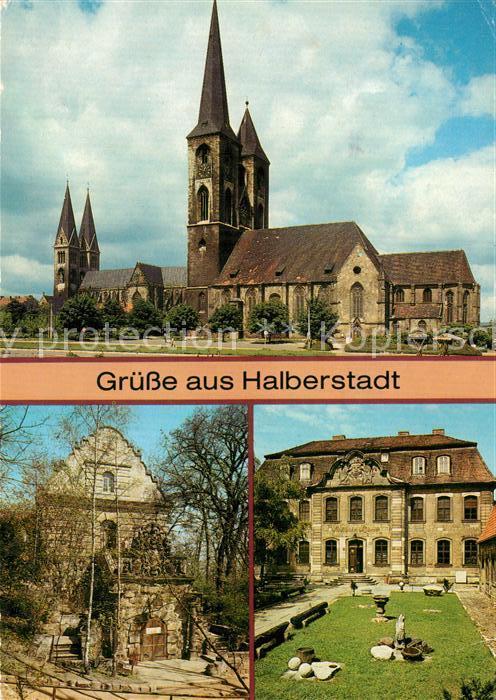 Halberstadt Martinikirche Dom Jagdschloss Spiegelsberge Spiegelsche Kurie am Dom